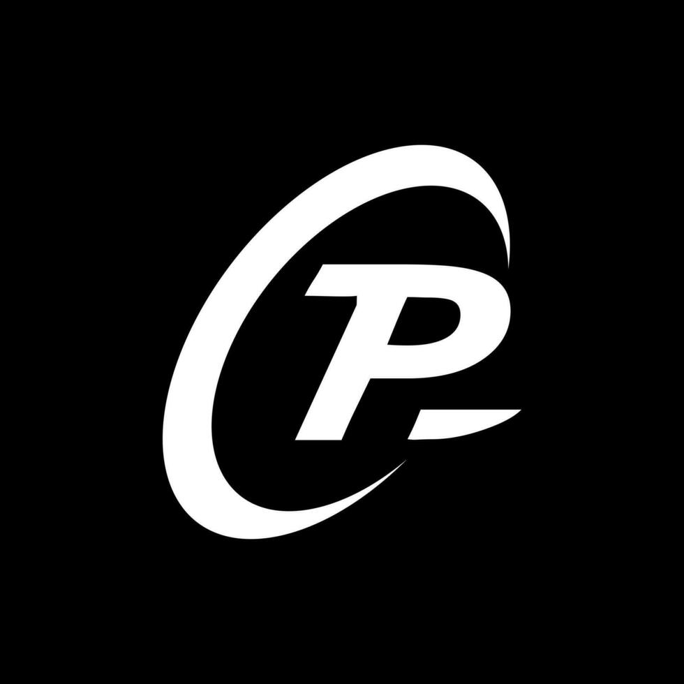 p brief logo ontwerp. alfabet brieven initialen monogram logo p. p logo. p ontwerp vector