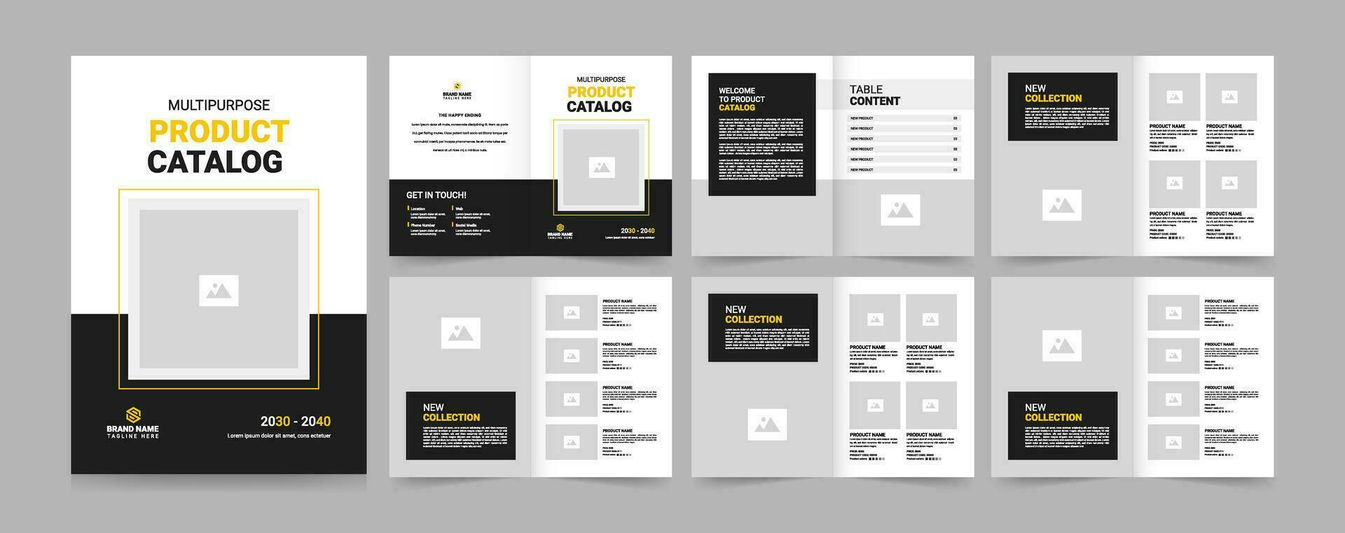 modern Product catalogus ontwerp sjabloon. Product catalogus. vector illustratie