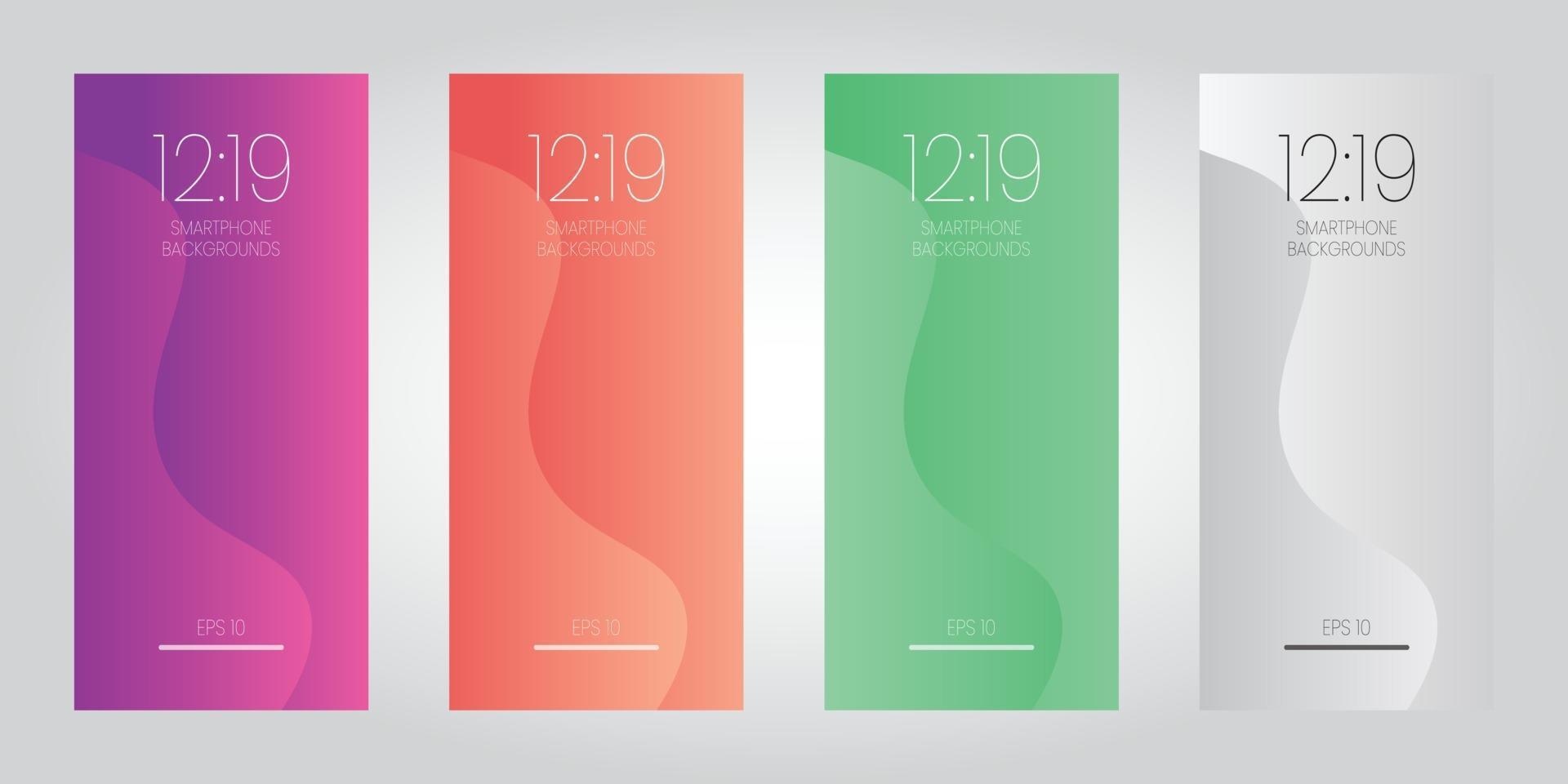 abstracte stijl golfbehang voor smartphone mobiel apparaat vector