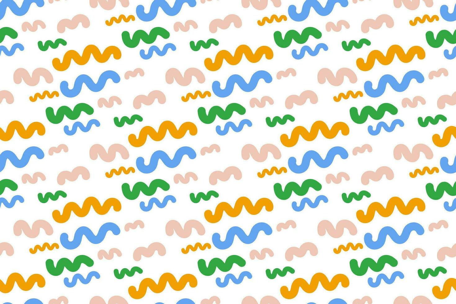 hand- getrokken kleurrijk abstract patroon. creatief collage hedendaags naadloos patroon. modieus sjabloon voor ontwerp. vector