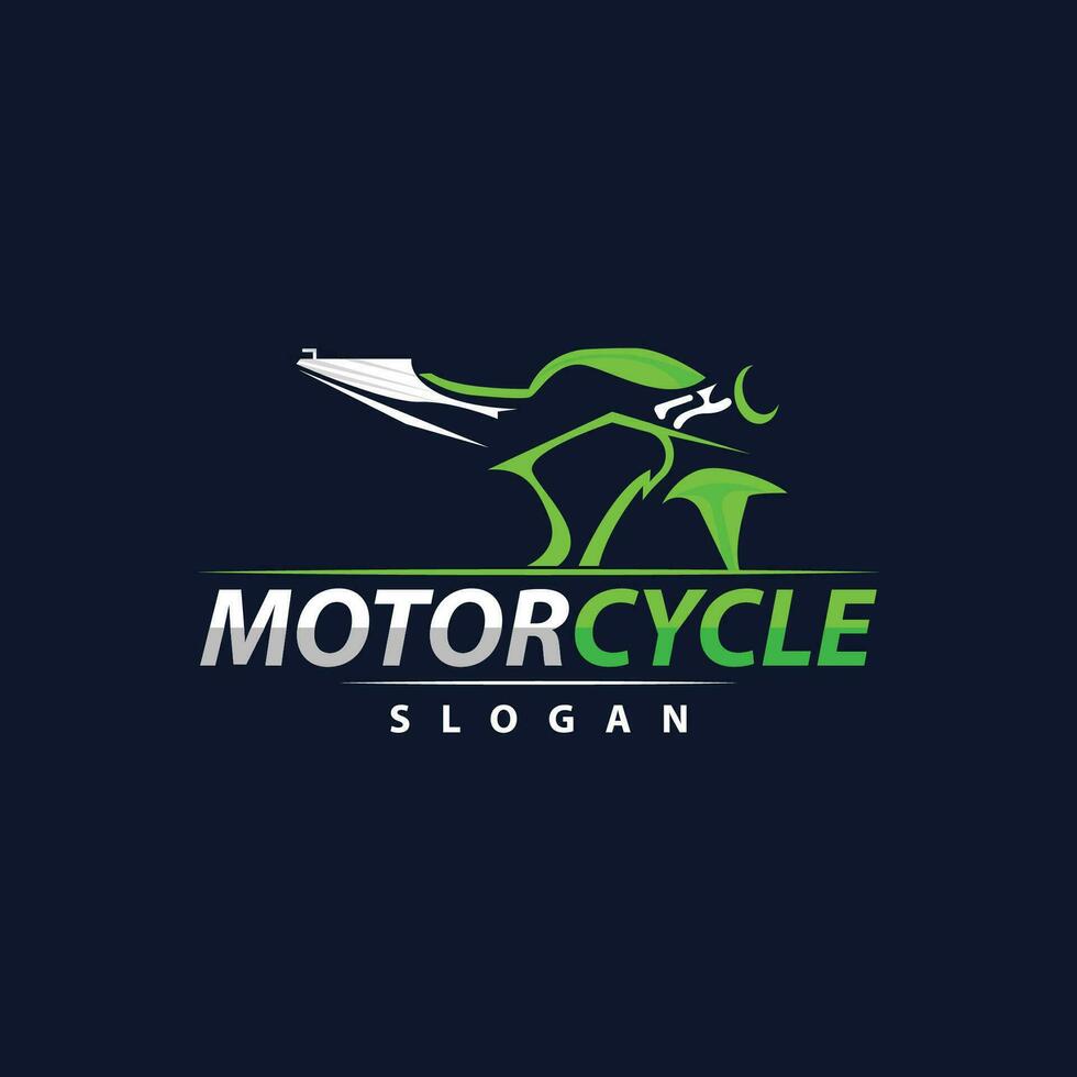 motorfiets logo ontwerp, fiets voertuig reparatie garage vector, symbool illustratie vector