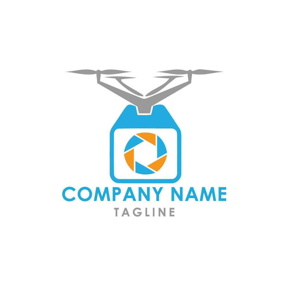 drone logo ontwerp vector