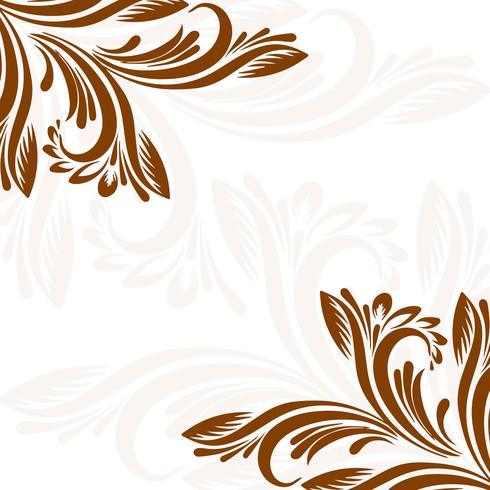 Decoratieve elegante bloemenillustratie als achtergrond vector