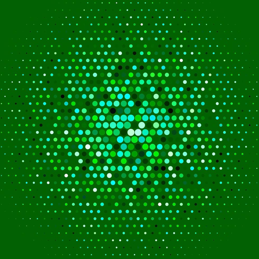 lichtblauwe, groene vectortextuur met cirkels. vector