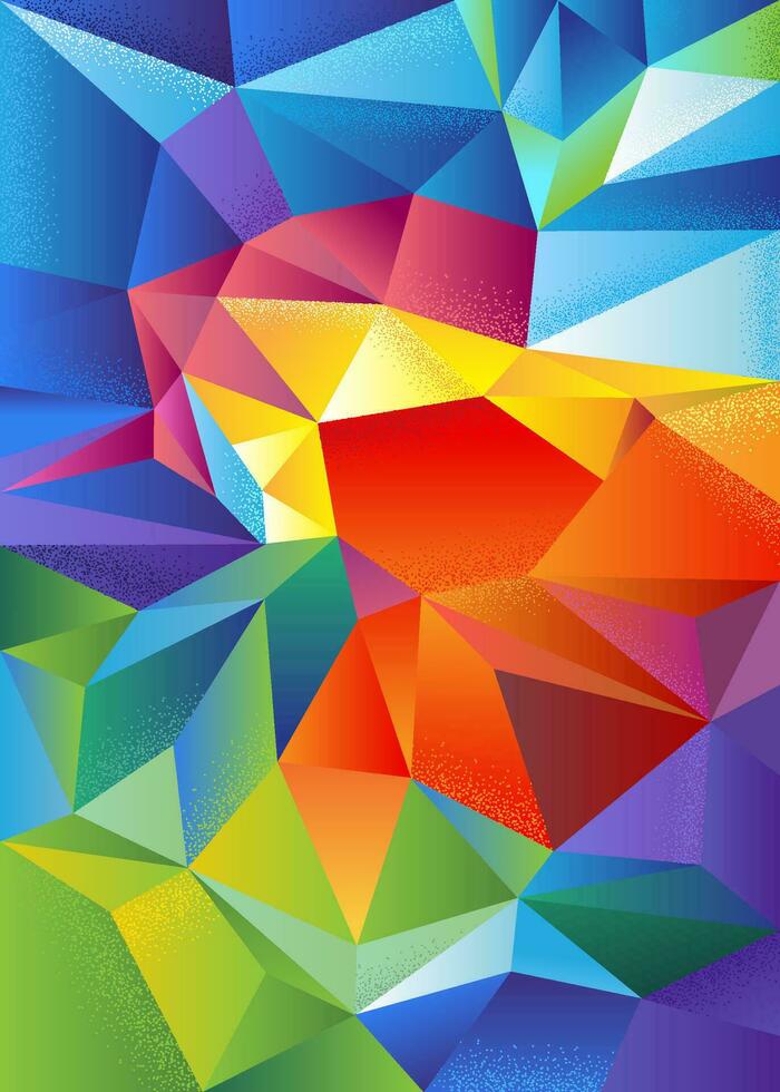 abstract coloful veelhoekige achtergrond vector