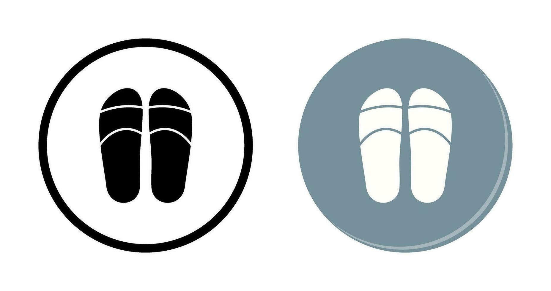 slippers vector icoon