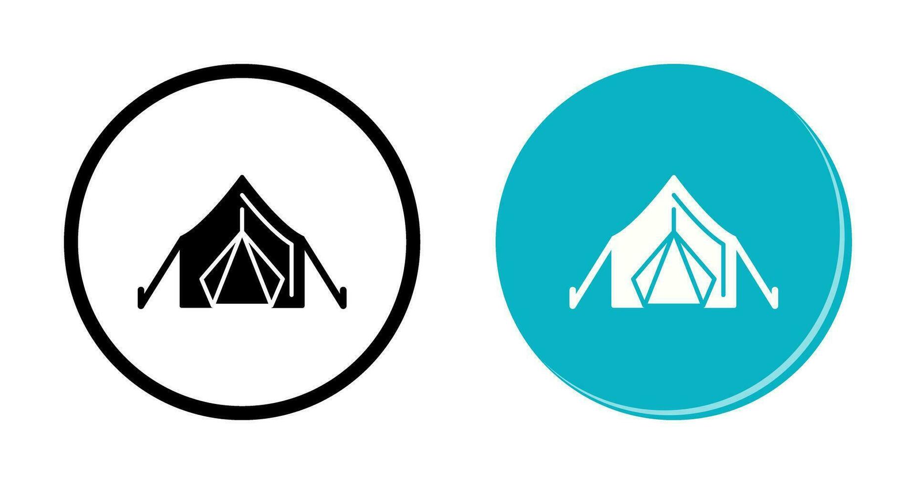 tent vector pictogram