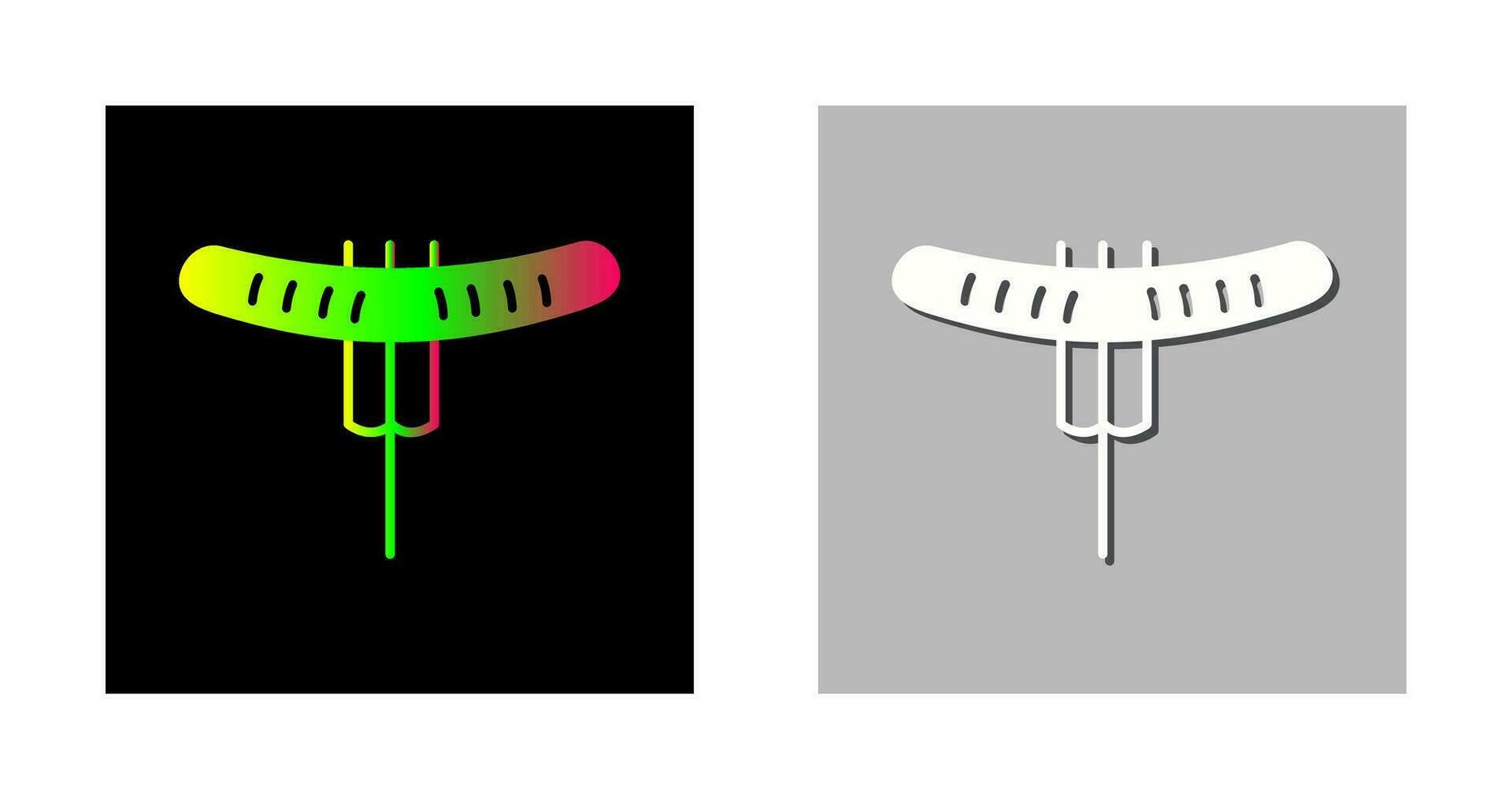 worst Aan vork vector icoon