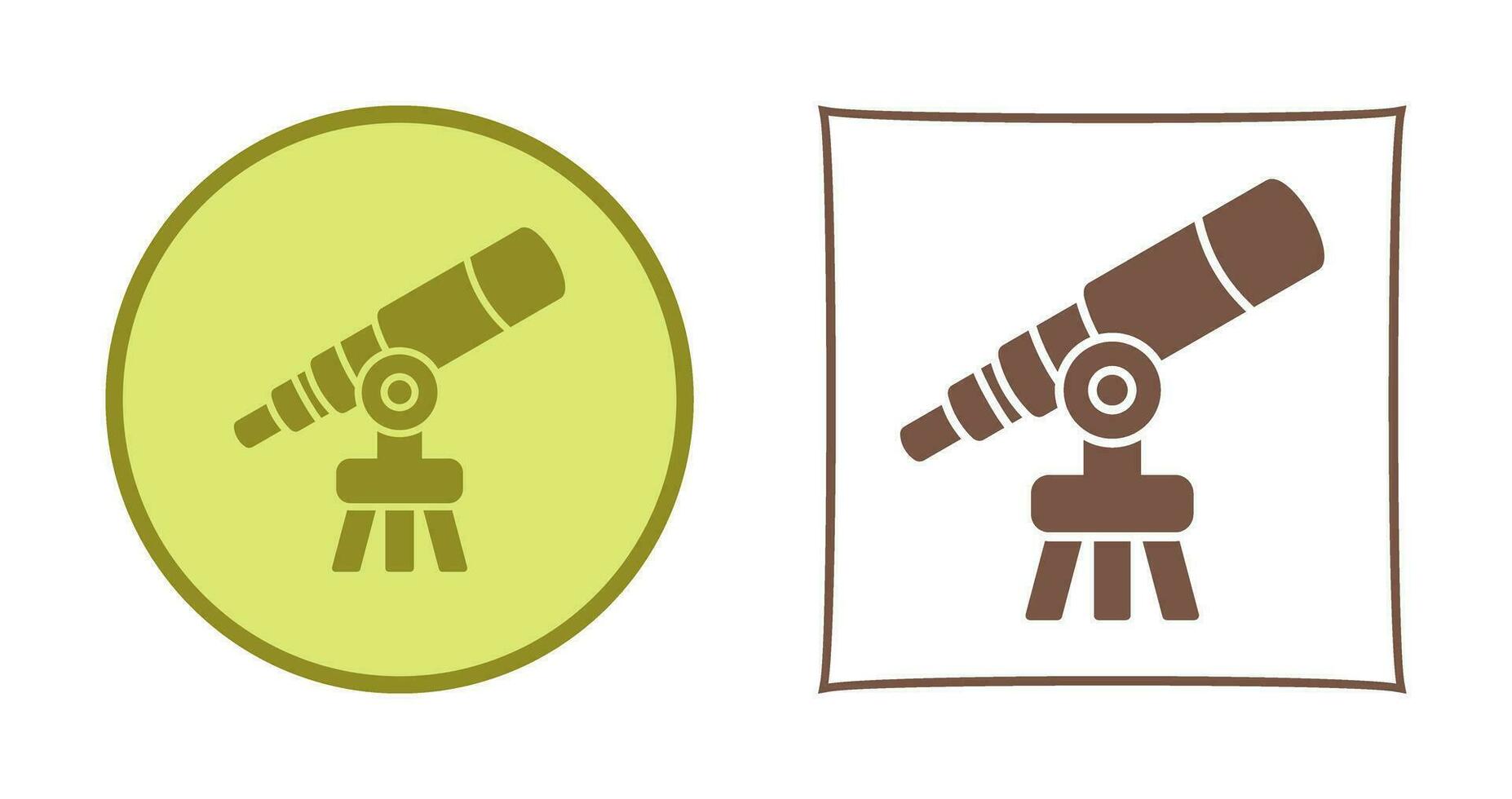telescoop vector pictogram