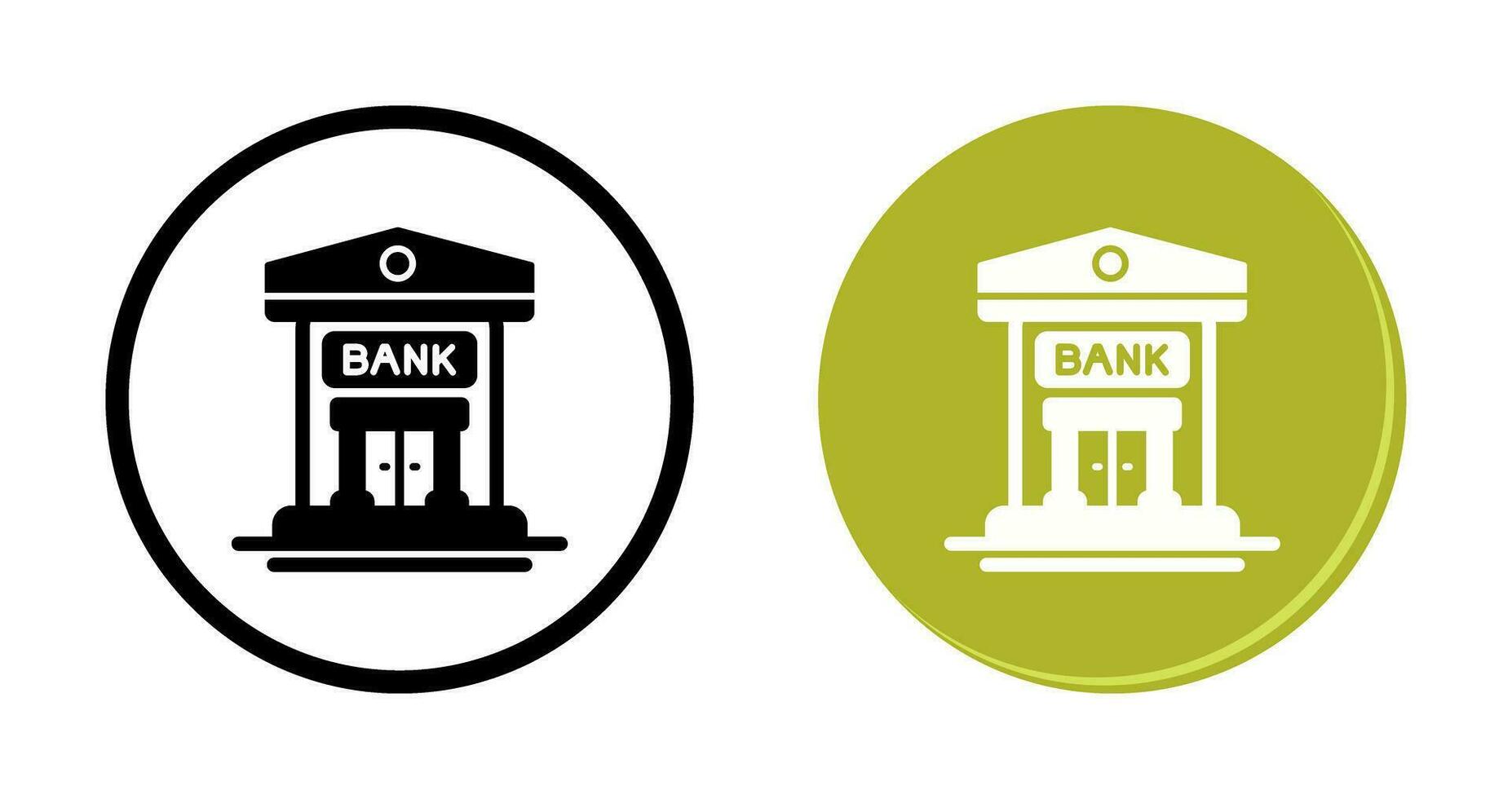 bank vector pictogram