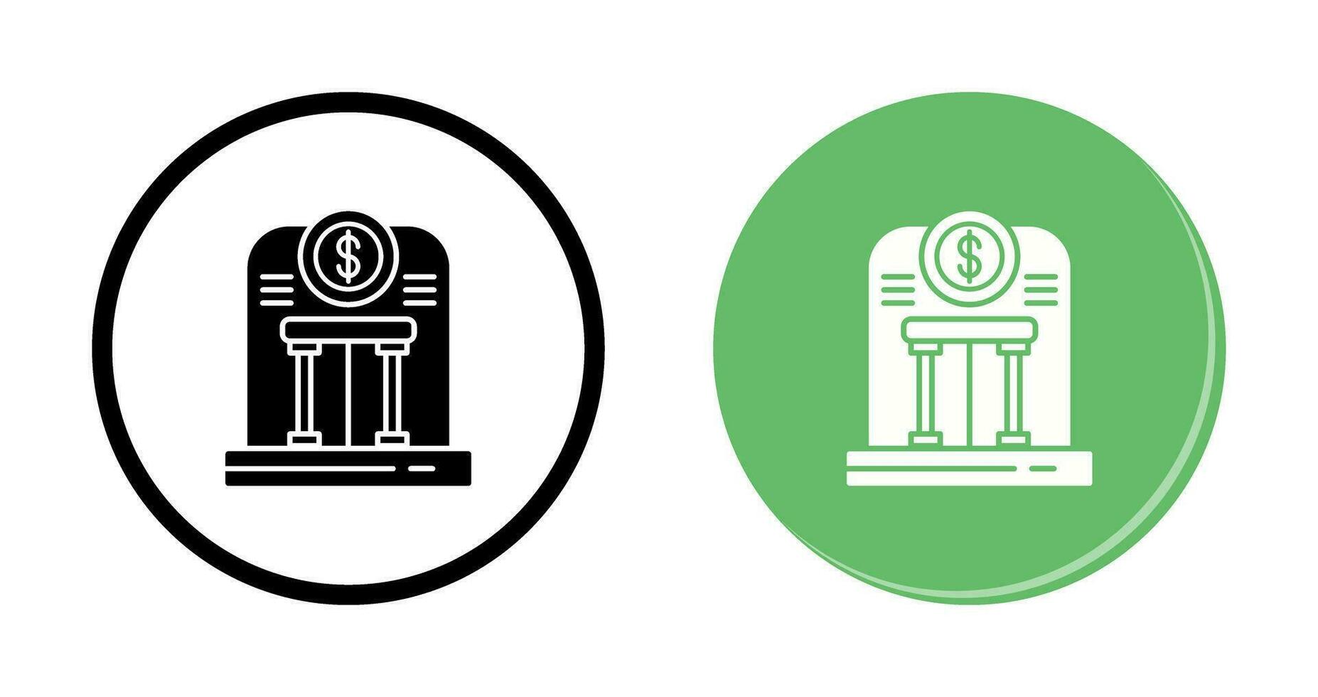 bank vector pictogram