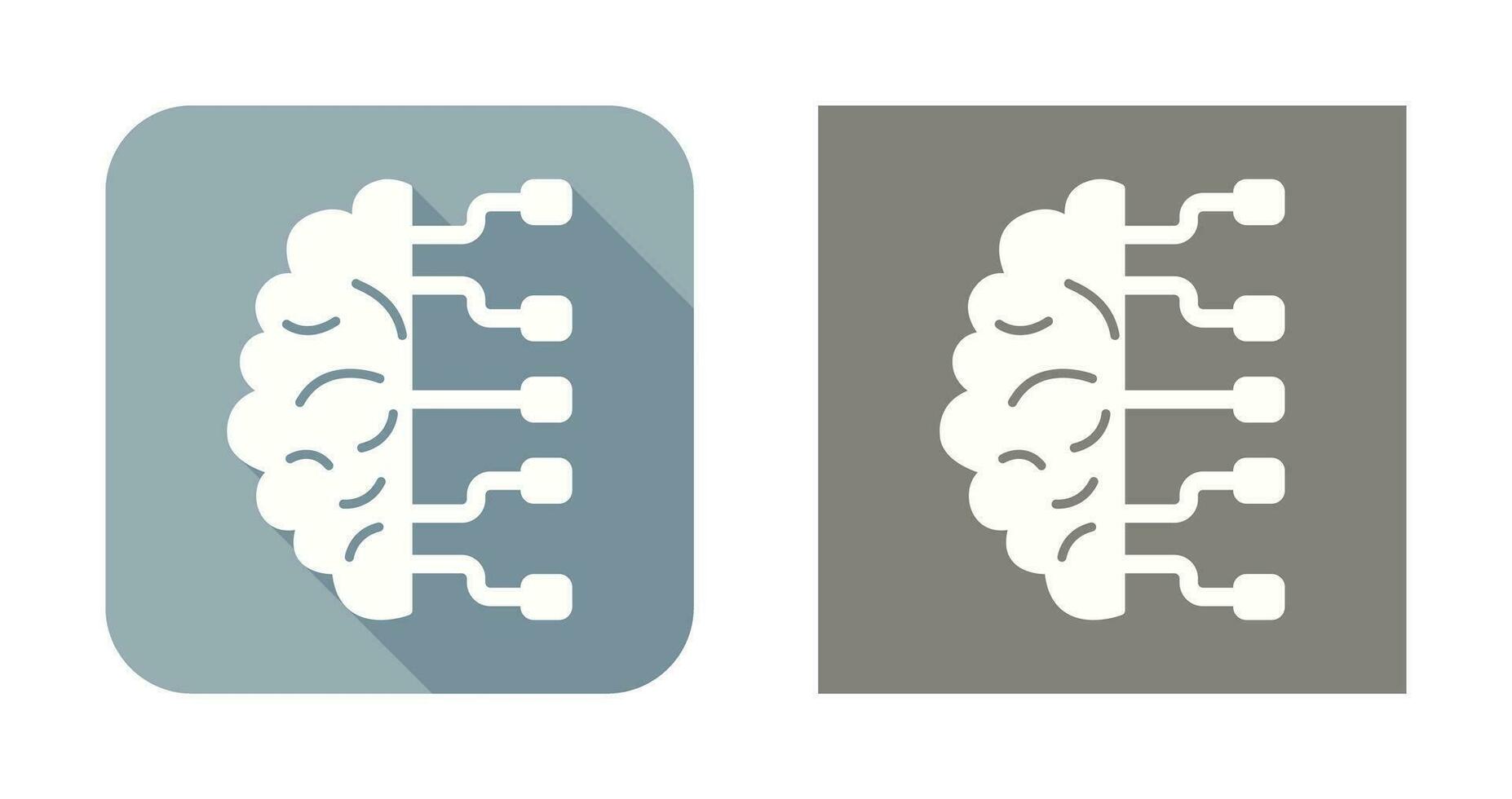 hersenen vector pictogram