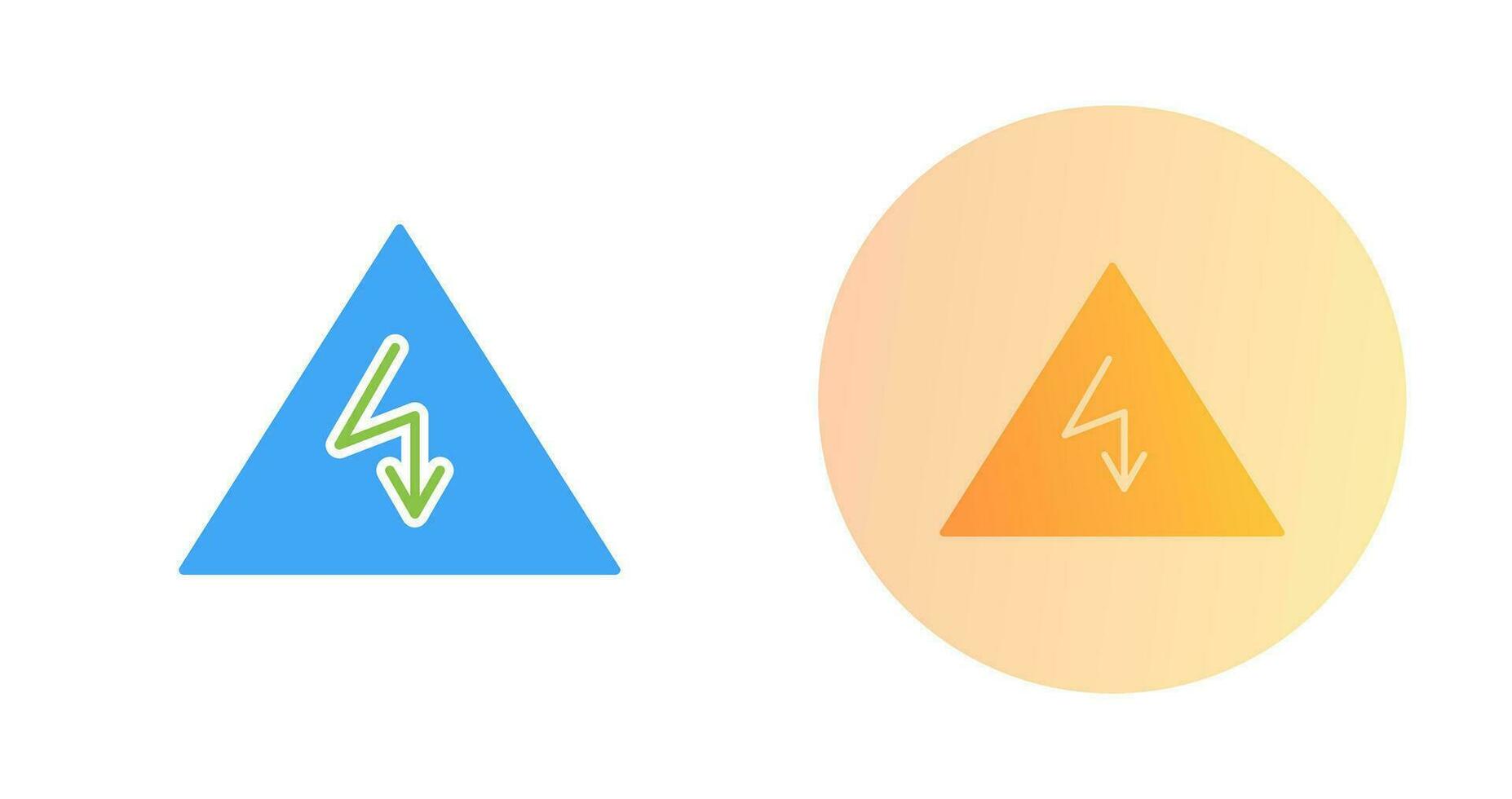 uniek elektriciteit Gevaar vector icoon