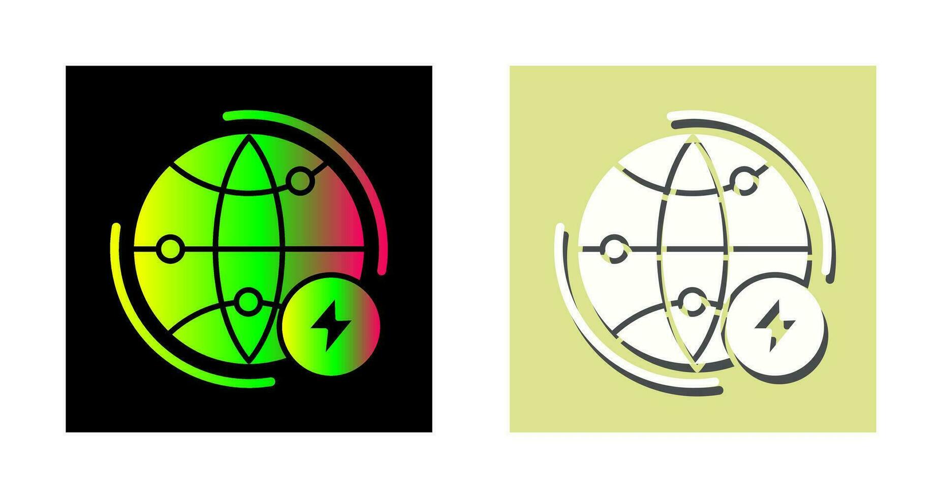 wereldbol aarde vector icoon