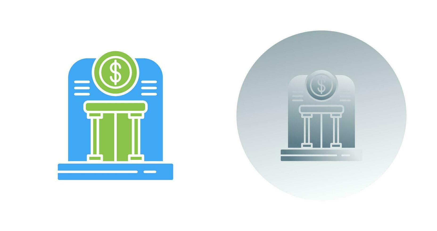 bank vector pictogram