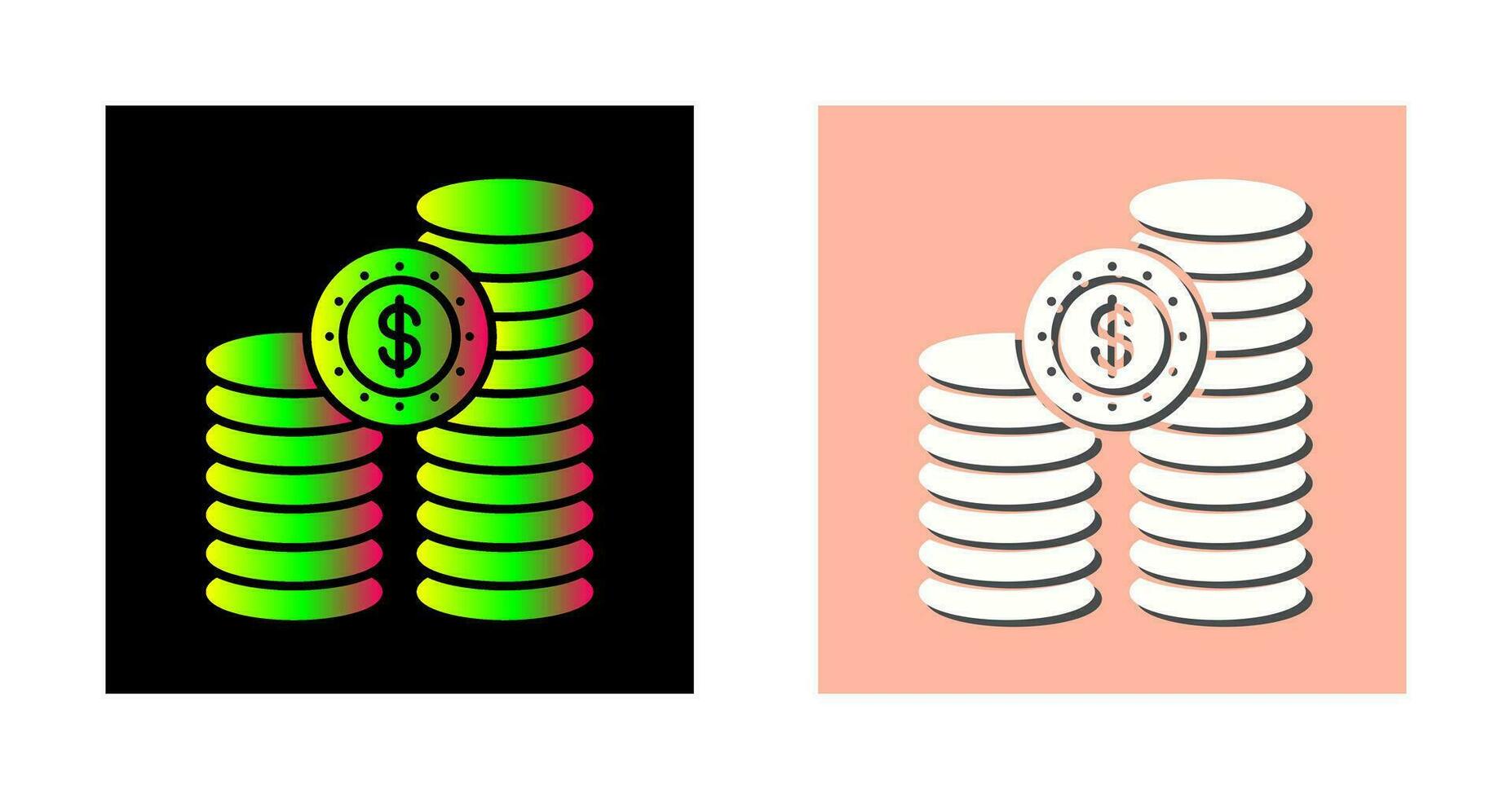 munten vector pictogram