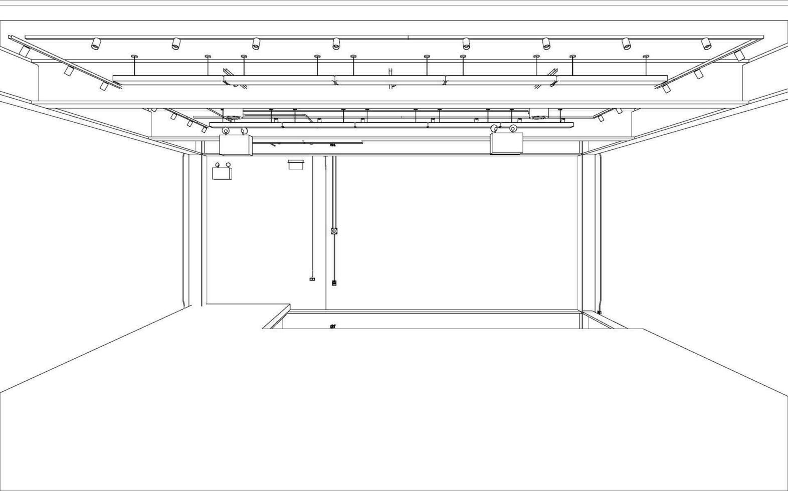 3d illustratie van gebouw leidingen vector