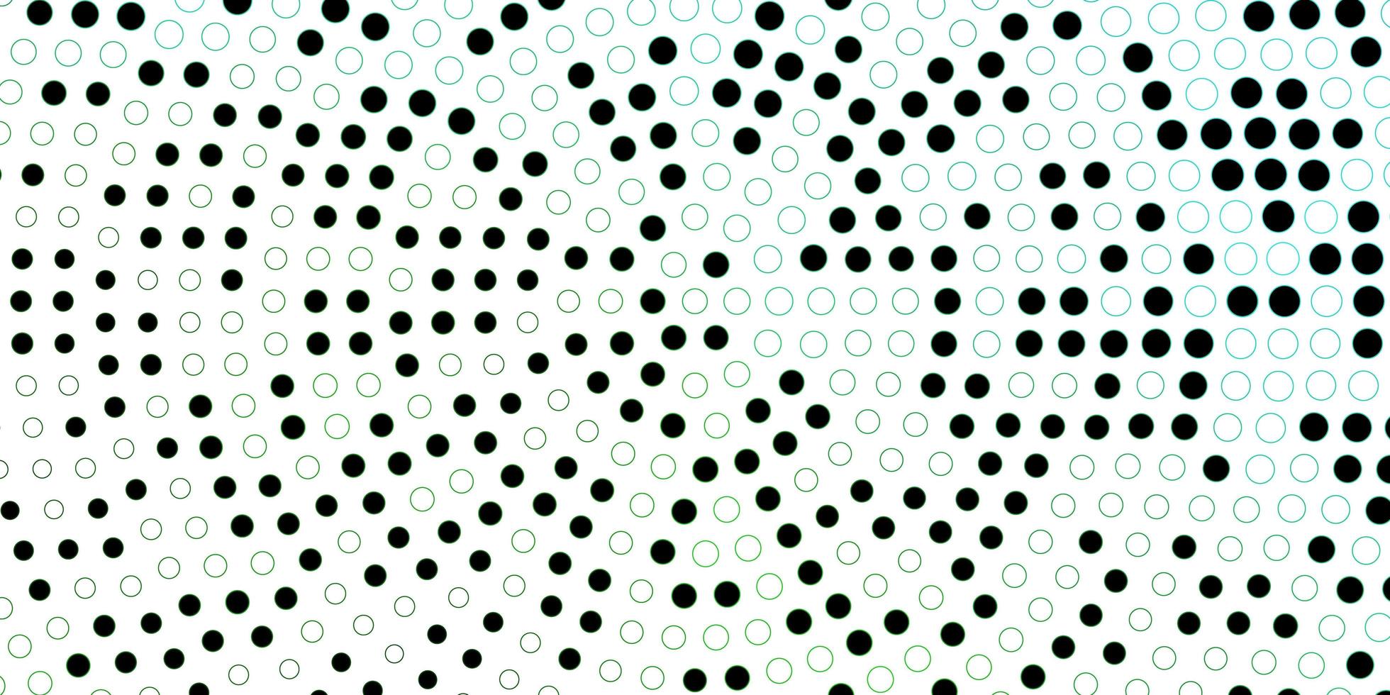 donkergroen vector sjabloon met cirkels.