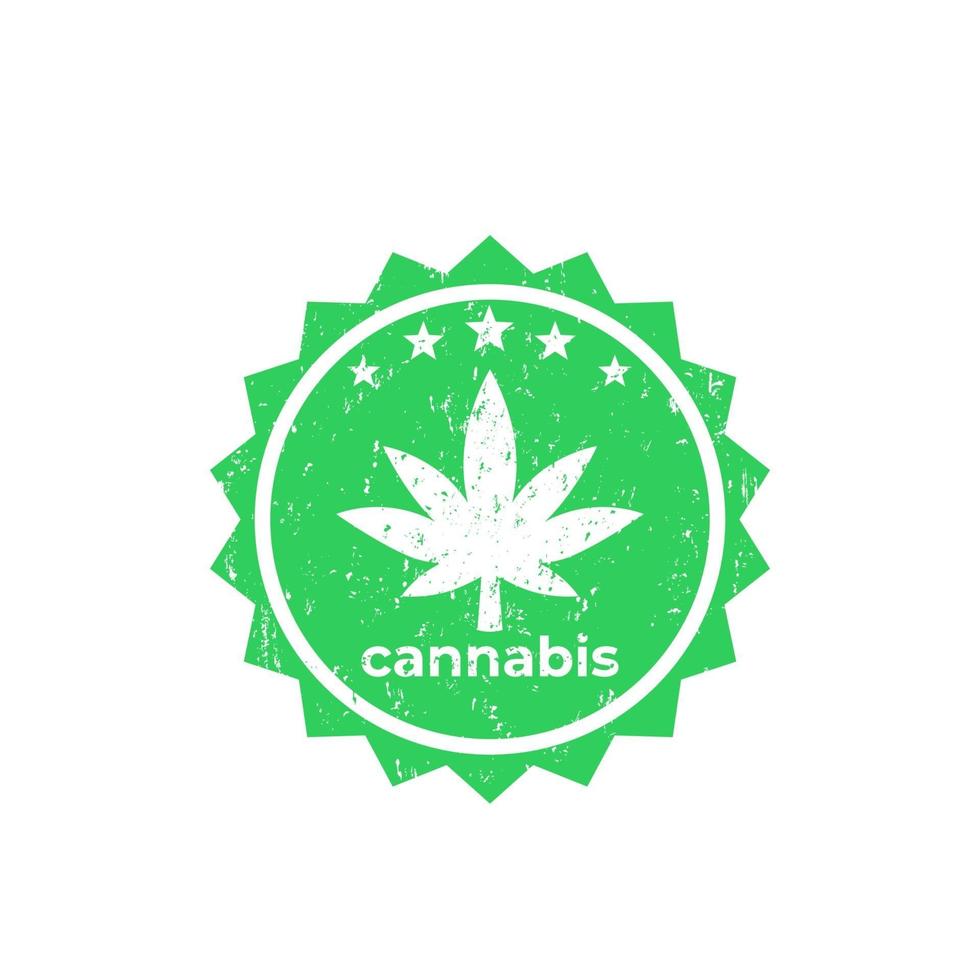 marihuana, cannabis vector