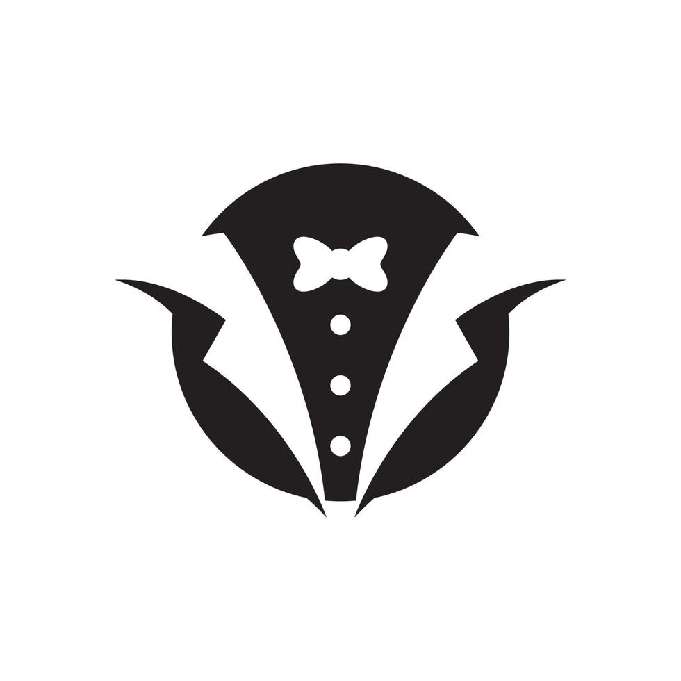 smoking man logo en symbolen sjabloon vector