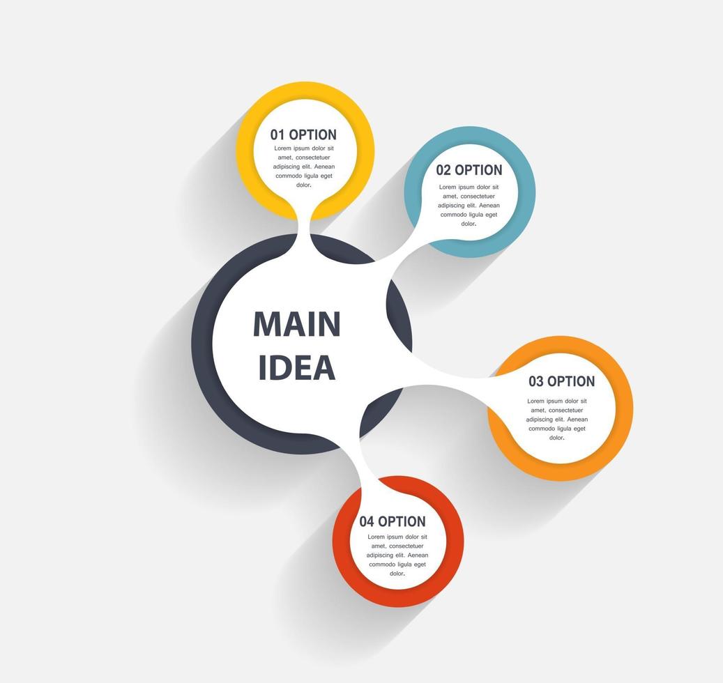 infographic zakelijke sjabloon vectorillustratie vector
