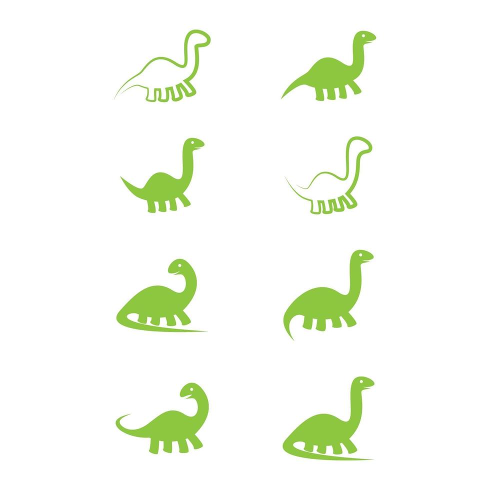 brontosaurus logo afbeeldingen illustratie vector