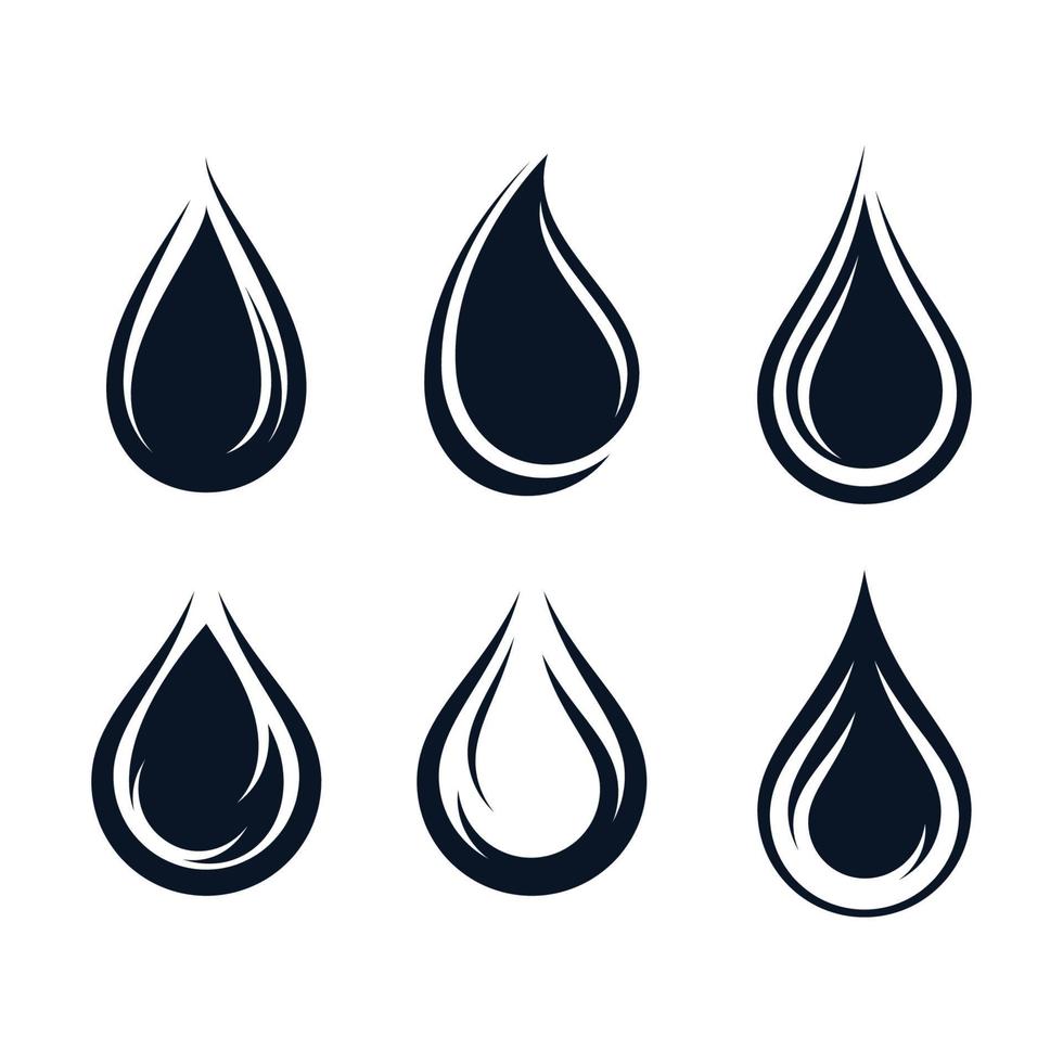 waterdruppel logo afbeeldingen vector