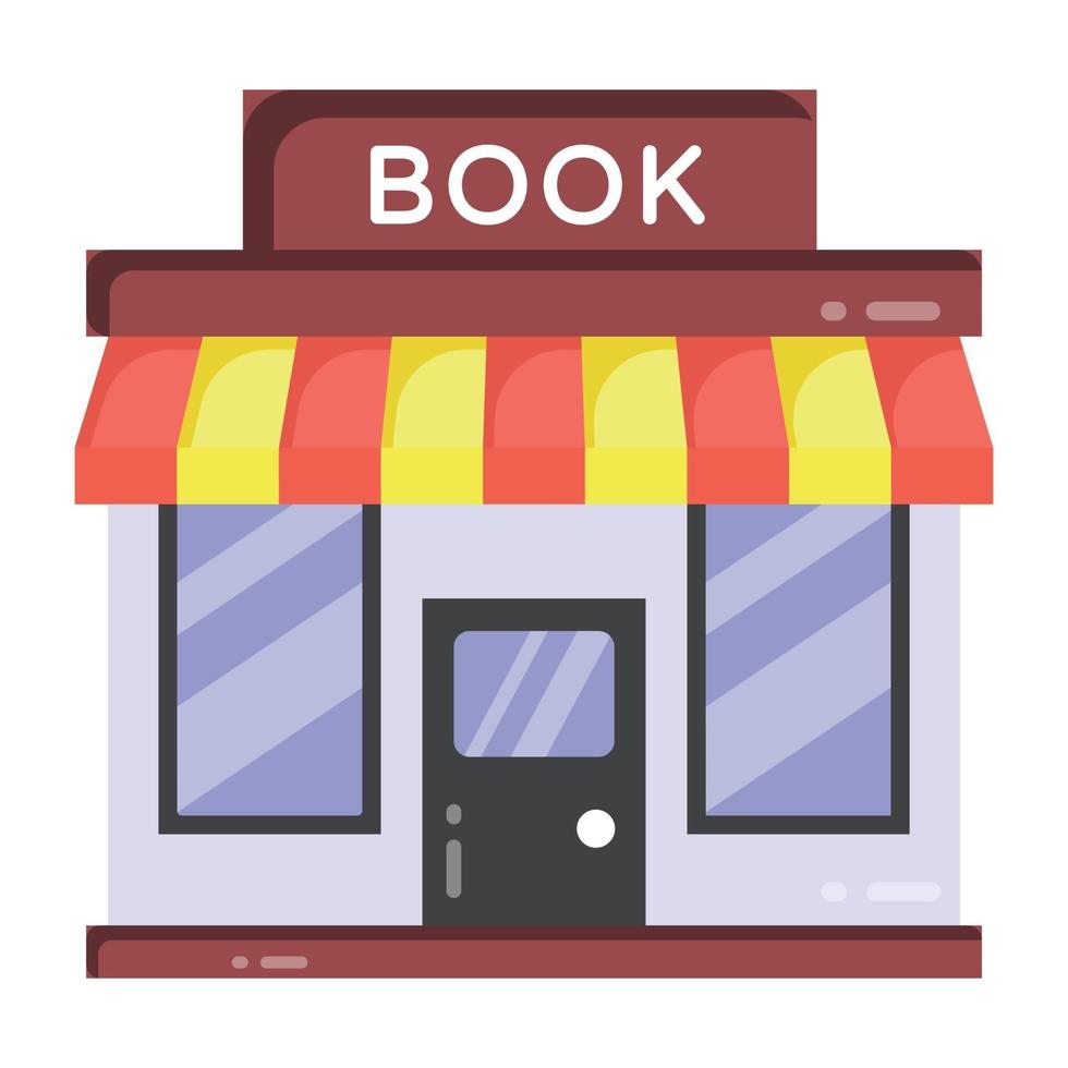 boekhandel en winkel vector