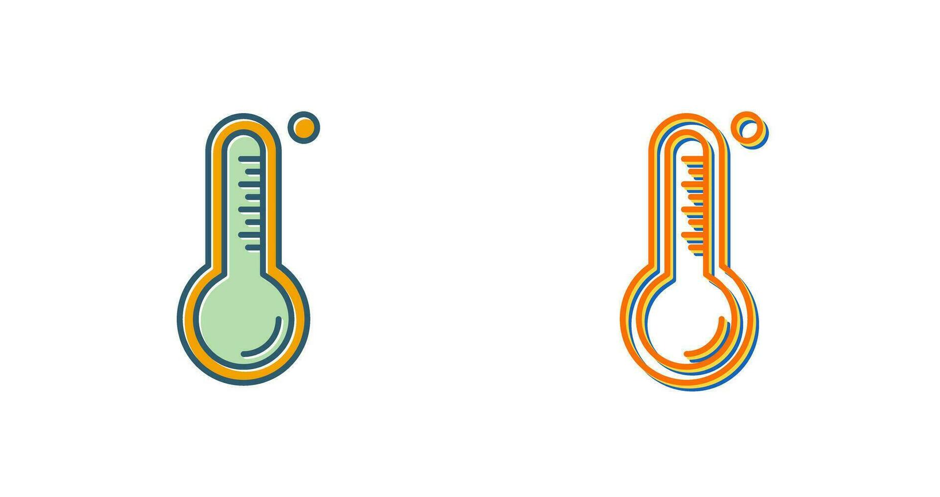 thermometer vector pictogram