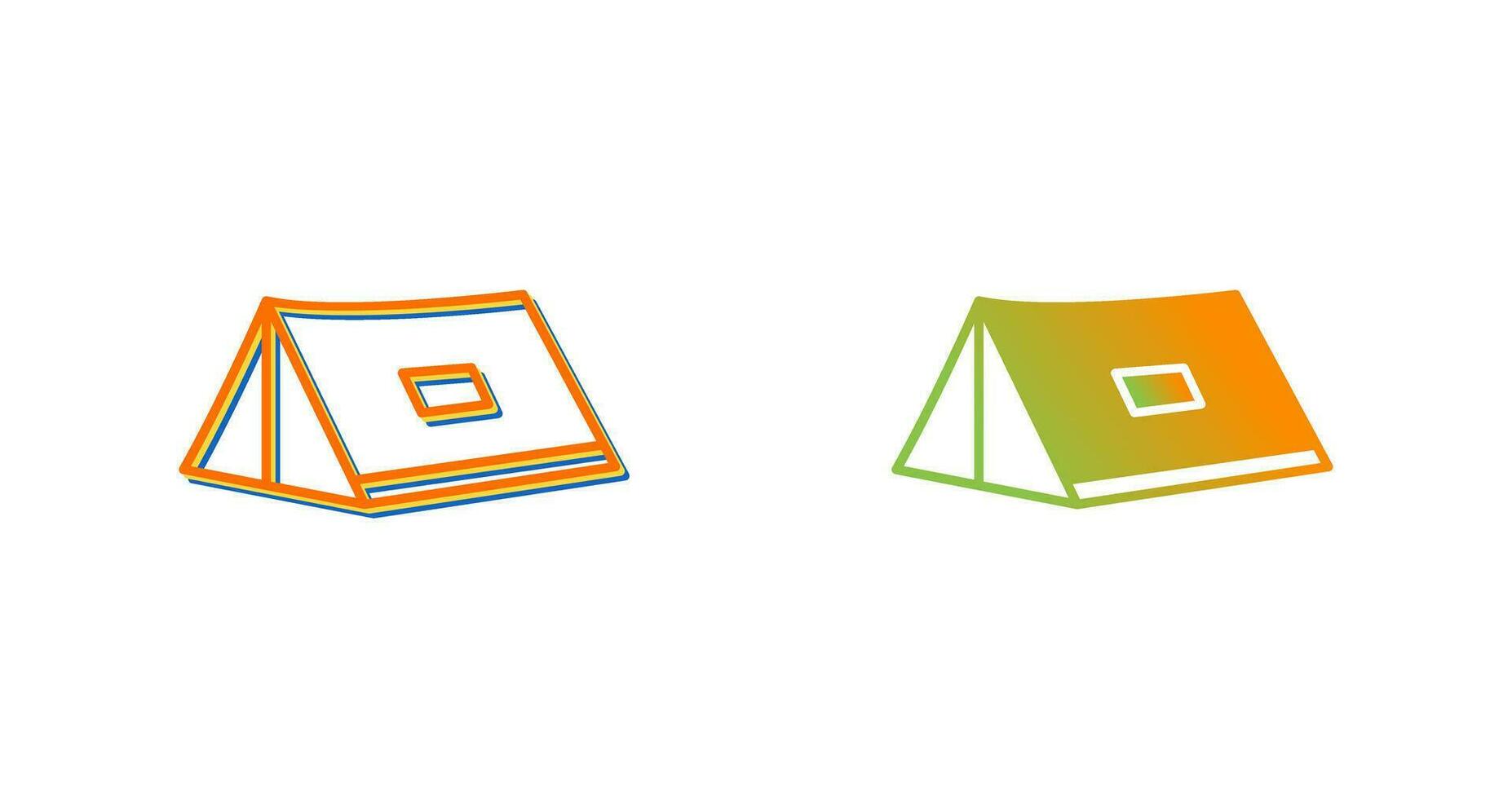 tent vector pictogram