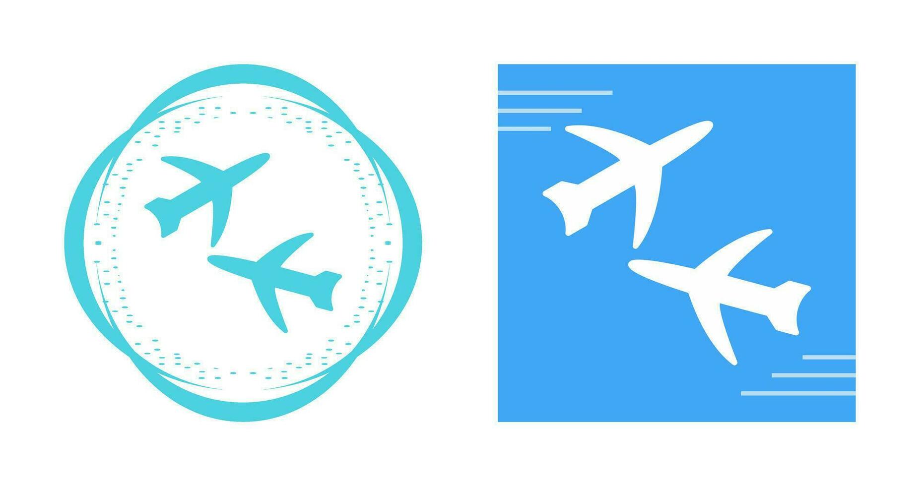 meerdere vluchten vector icoon