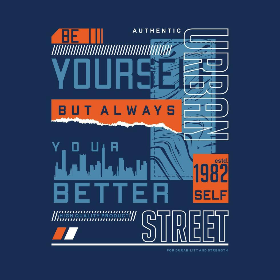 worden jezelf grafisch, typografie vector, t overhemd ontwerp, illustratie, mooi zo voor gewoontjes stijl vector