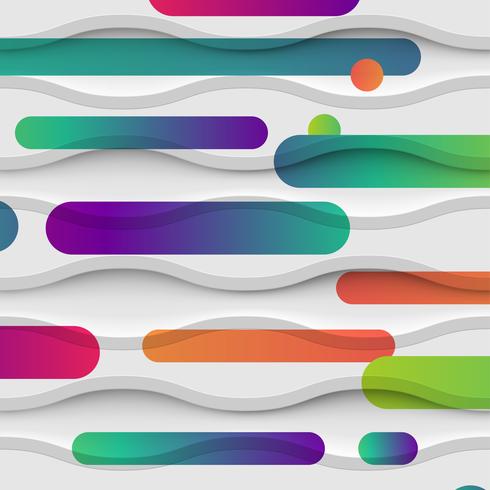 Kleurrijke abstracte achtergrond met ballen en lijnen voor reclame, vectorillustratie vector