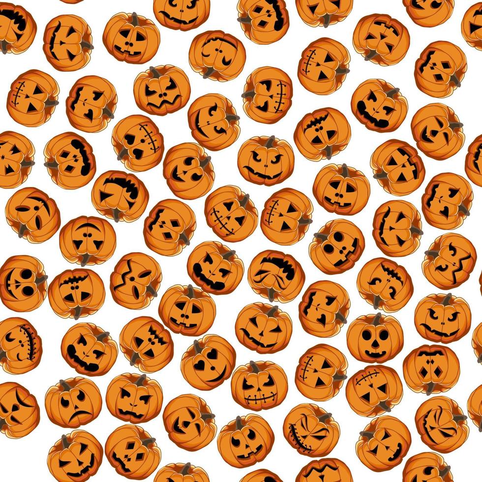 illustratie op thema groot gekleurd patroon halloween vector