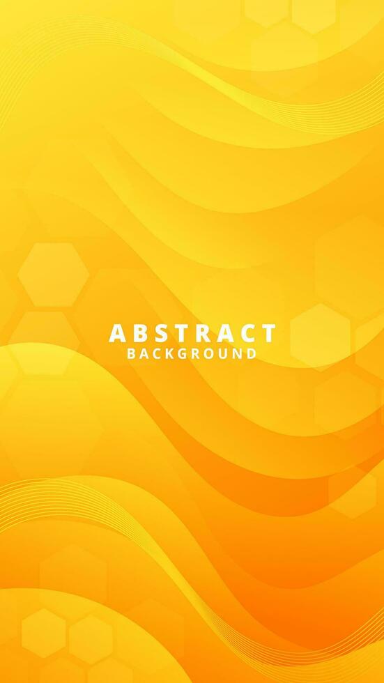 abstract helling geel vloeistof achtergrond. modern vector achtergrond ontwerp. dynamisch golven. vloeistof vormen samenstelling. fit voor sociaal media verhaal sjabloon