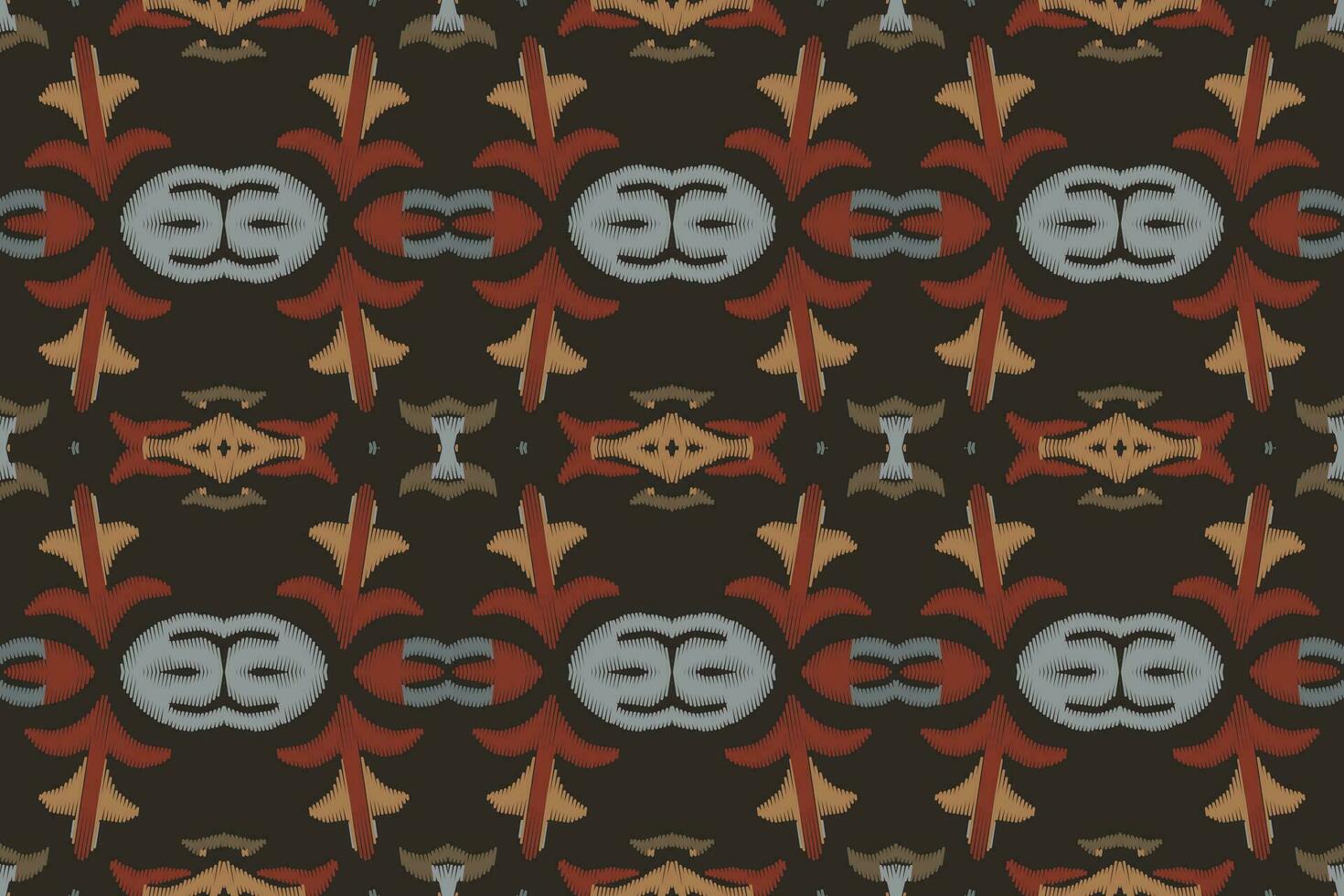 ikat damast paisley borduurwerk achtergrond. ikat patronen meetkundig etnisch oosters patroon traditioneel.azteken stijl abstract vector illustratie.ontwerp voor textuur, stof, kleding, verpakking, sarong.