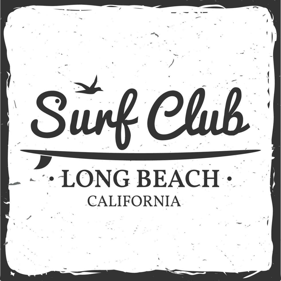 surfen club concept. vector