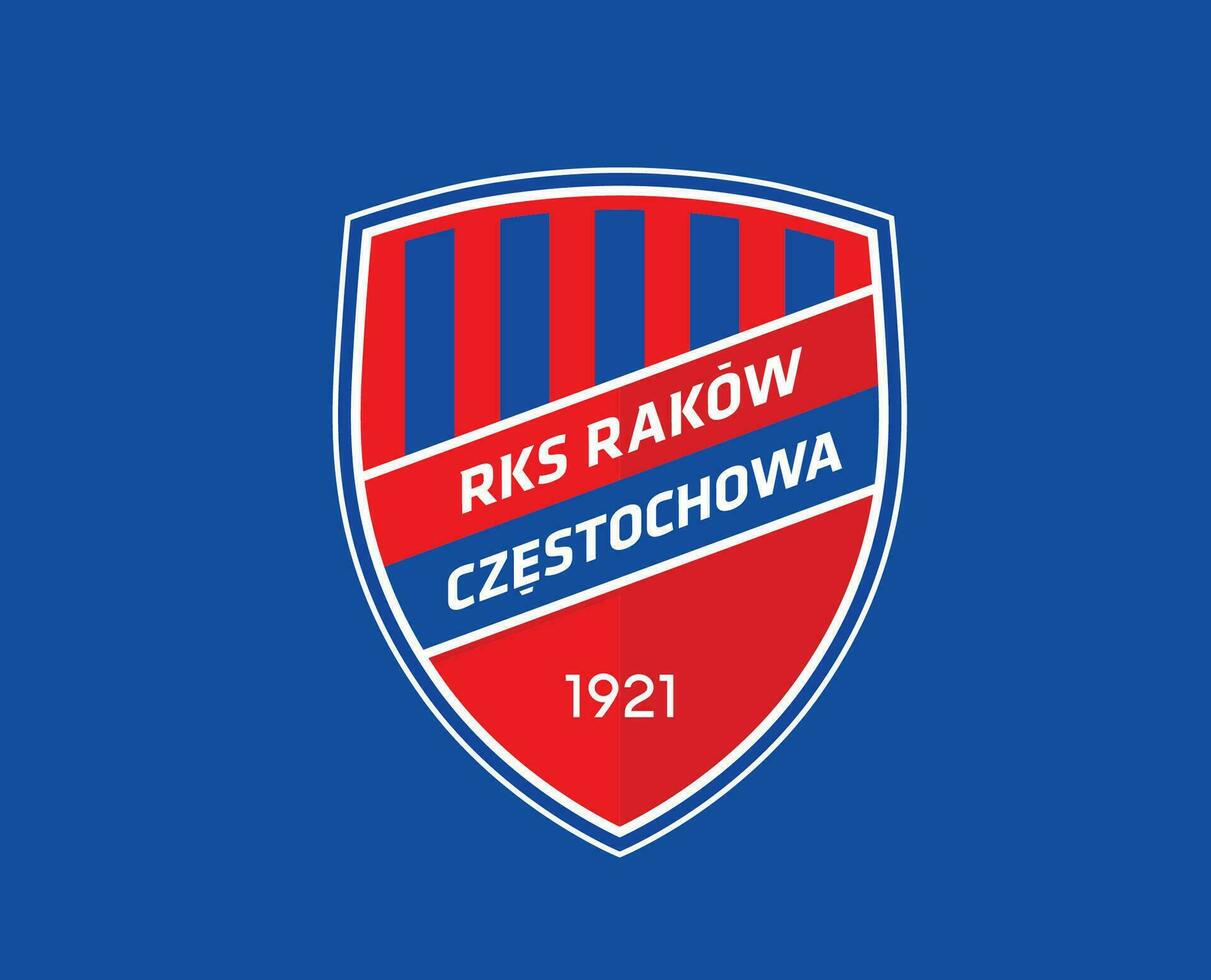 rakow czestochowa club logo symbool Polen liga Amerikaans voetbal abstract ontwerp vector illustratie met blauw achtergrond