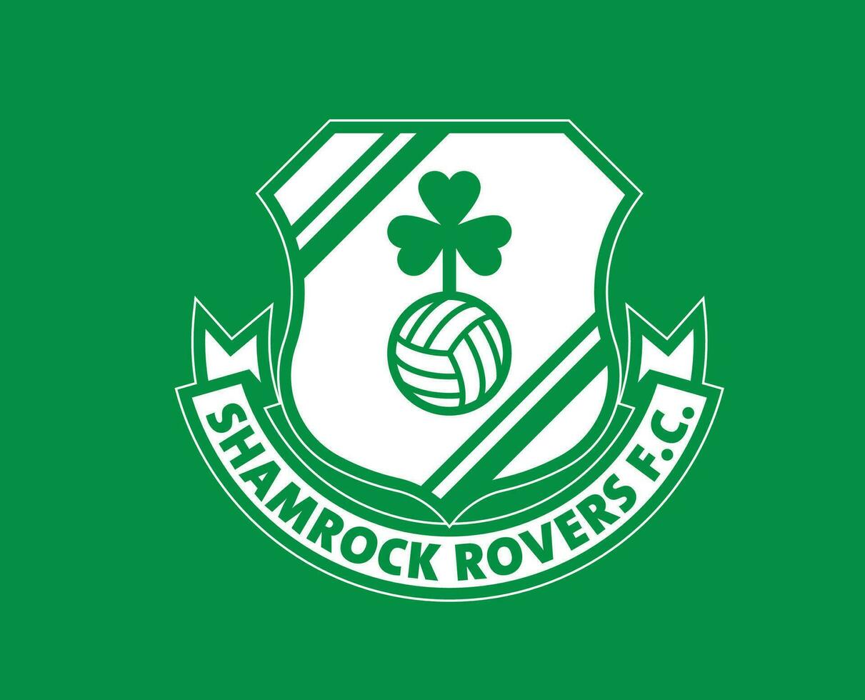 klaver rovers club logo symbool Ierland liga Amerikaans voetbal abstract ontwerp vector illustratie met groen achtergrond