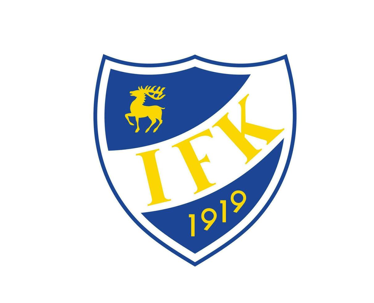 ifk mariehamn club logo symbool Finland liga Amerikaans voetbal abstract ontwerp vector illustratie