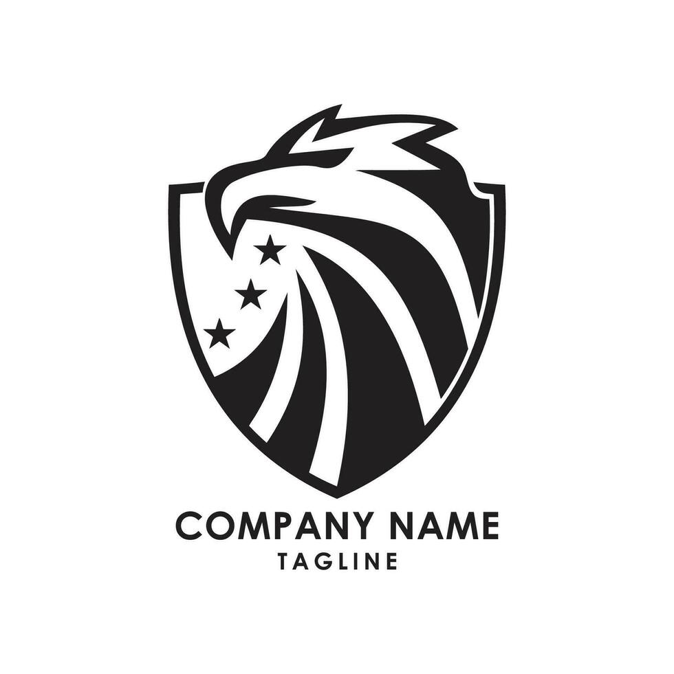 adelaar logo ontwerp vector