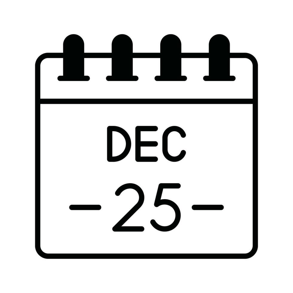 Kerstmis datum Aan kalender, Kerstmis kalender vector ontwerp