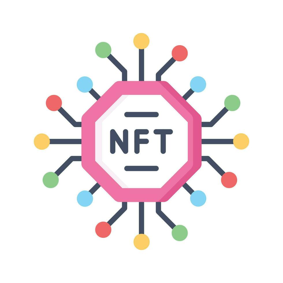 nft technologie vector ontwerp klaar voor premie downloaden