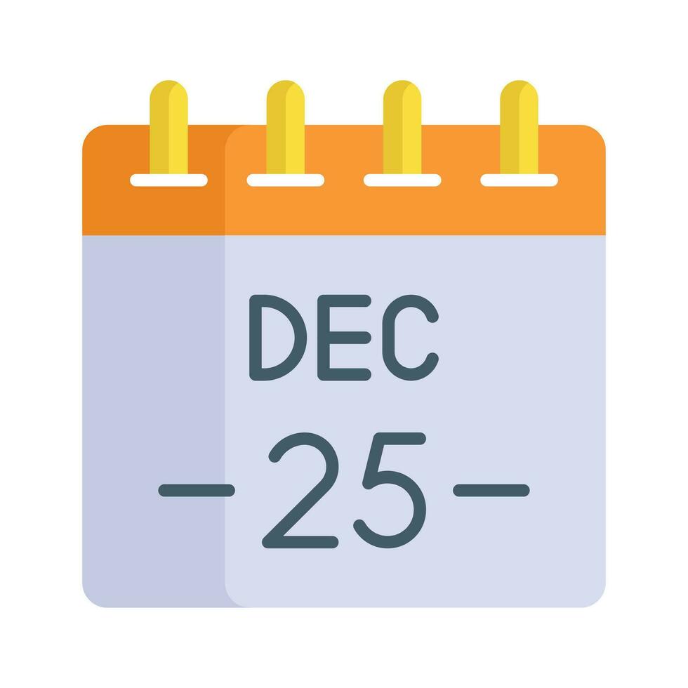 Kerstmis datum Aan kalender, Kerstmis kalender vector ontwerp