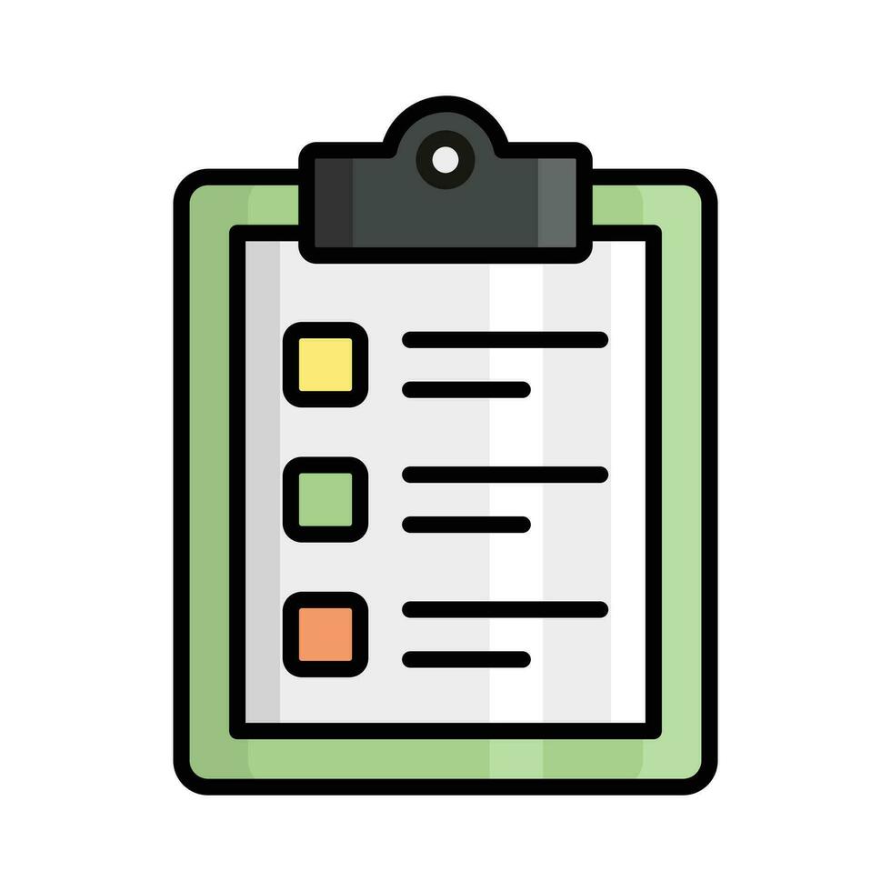 checklist vector icoon in modieus stijl gemakkelijk naar gebruik