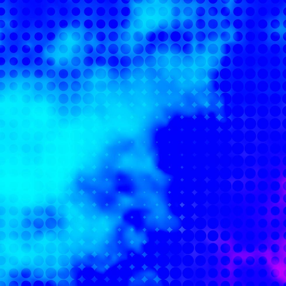 lichtroze, blauwe vectorachtergrond met stippen. vector