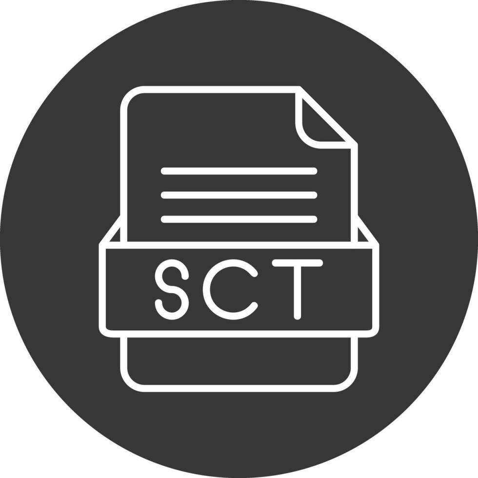 sct het dossier formaat vector icoon