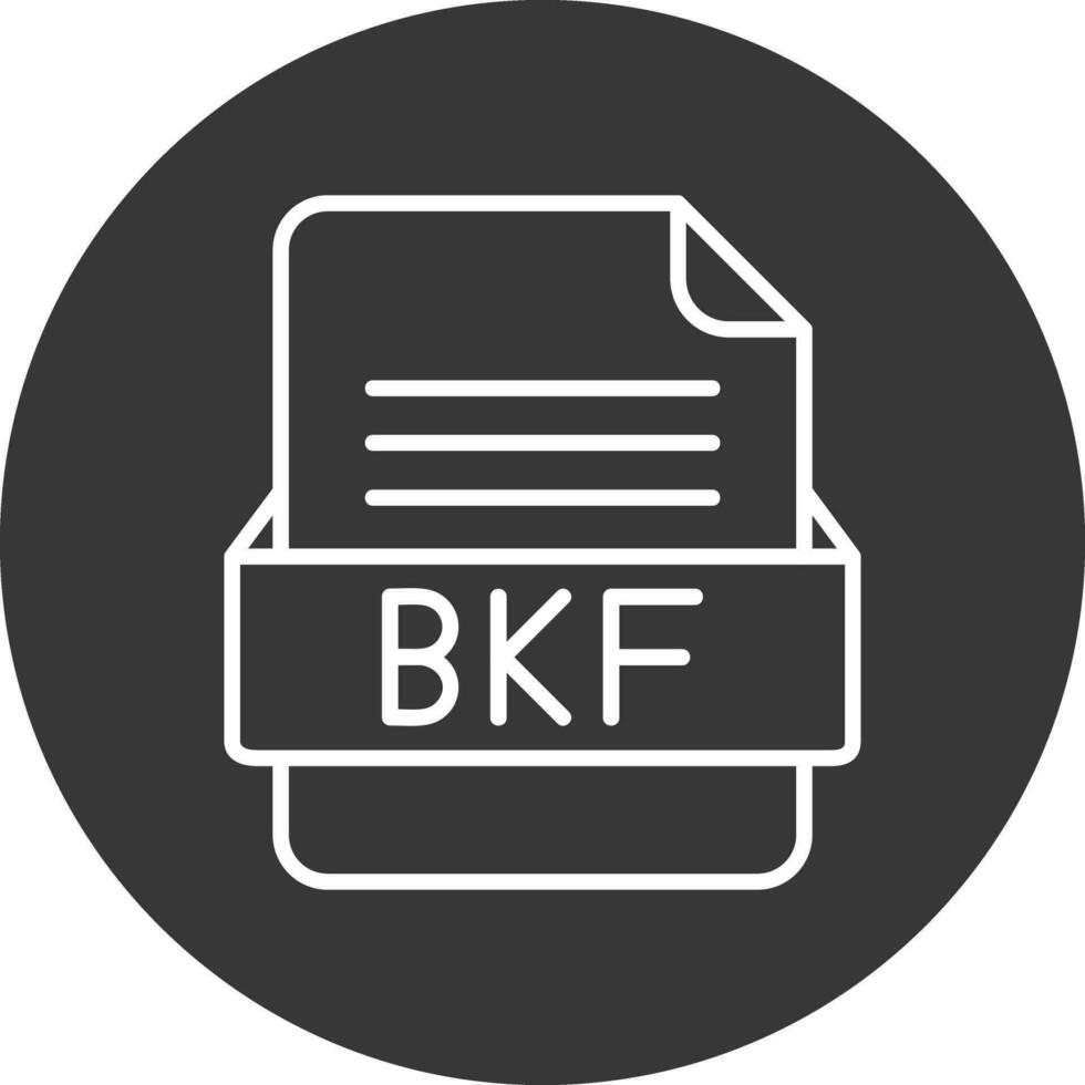 bkf het dossier formaat vector icoon