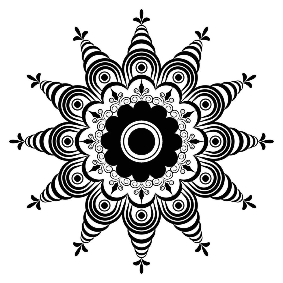 mandala-achtergrondontwerp. vector