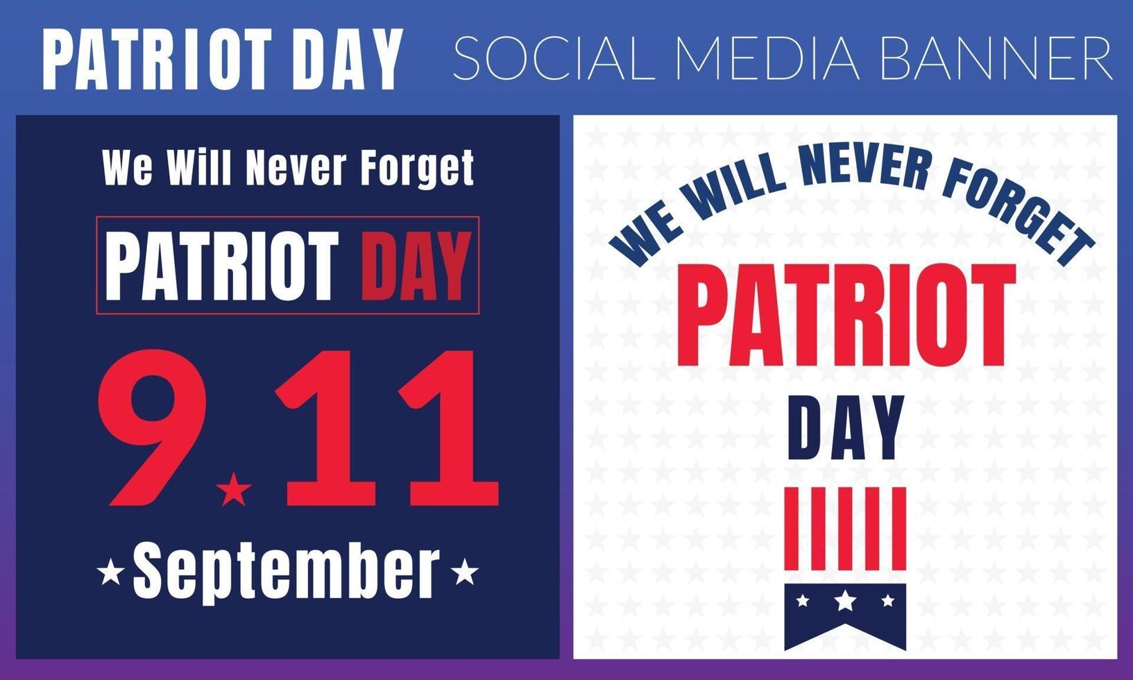 patriot day 9.11 herdenkingsillustratie met usa vlag, tekst 911 vector